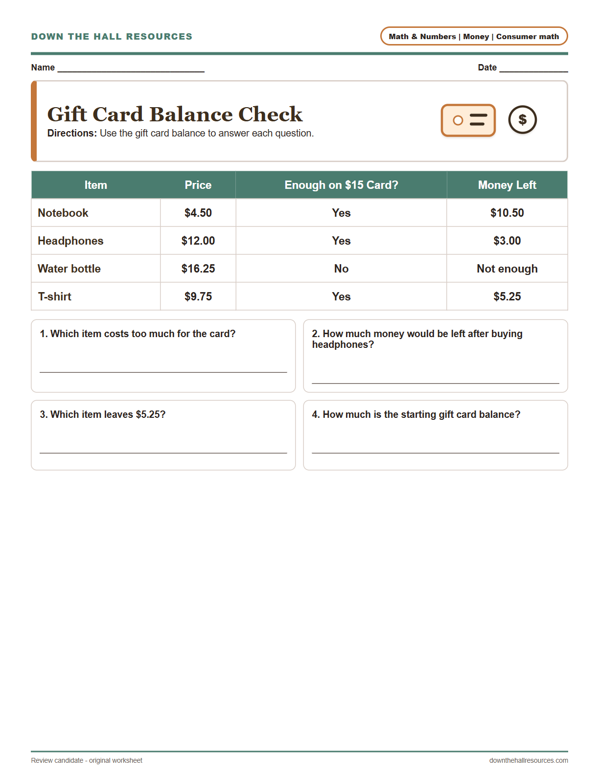 Gift Card Balance Check preview