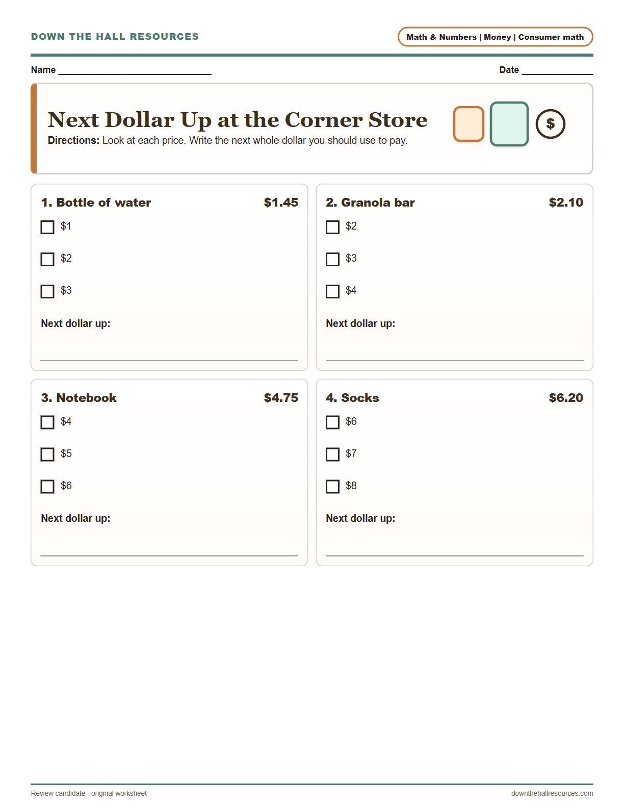 Next Dollar Up at the Corner Store preview