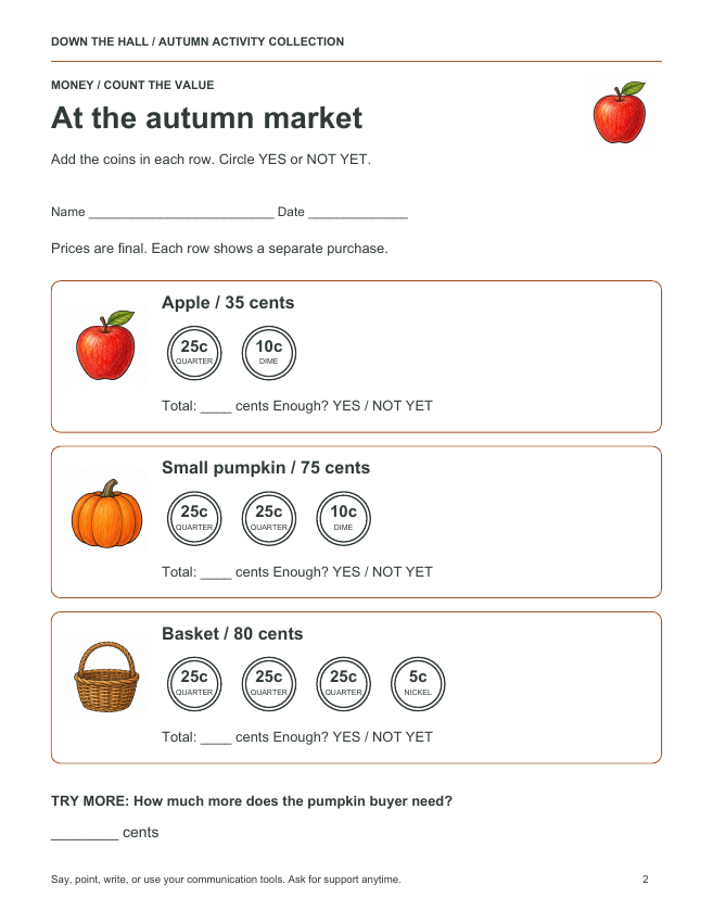 At the Autumn Market preview