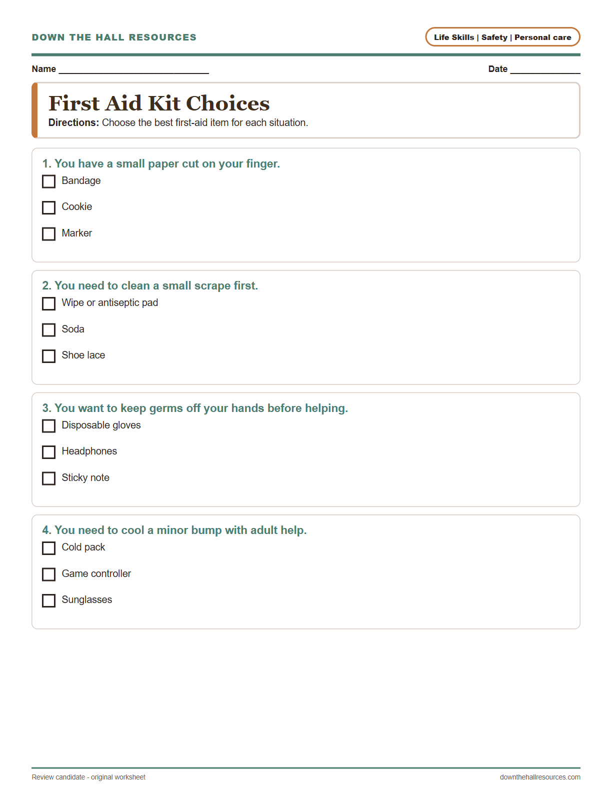 First Aid Kit Choices preview